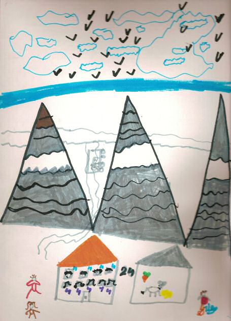 Dessin de montagne 1