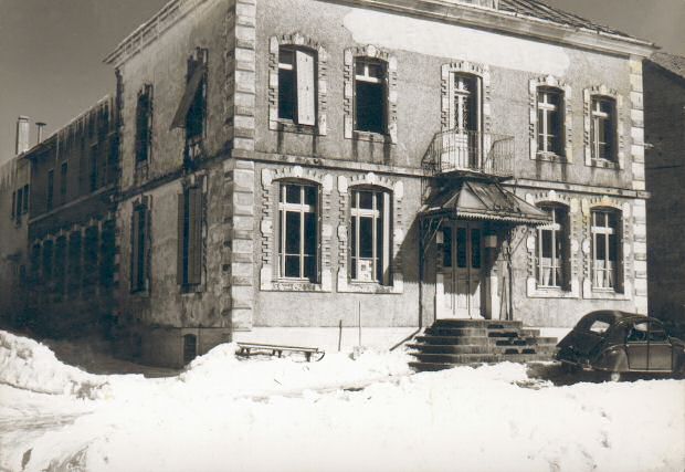 Le centre de vancances des Fourgs dans les années 60